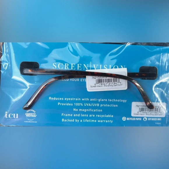NWT Screen Vision Blue Light Filtering Round Glasses - Picture 5 of 6